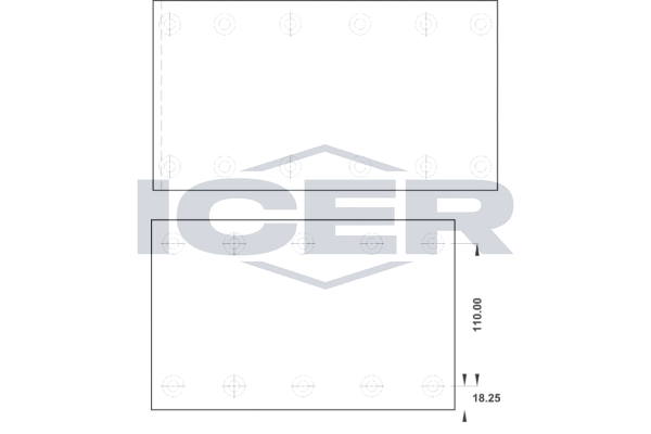 Set garnituri de frictiune, frana tambur 21 7900 00 ICER